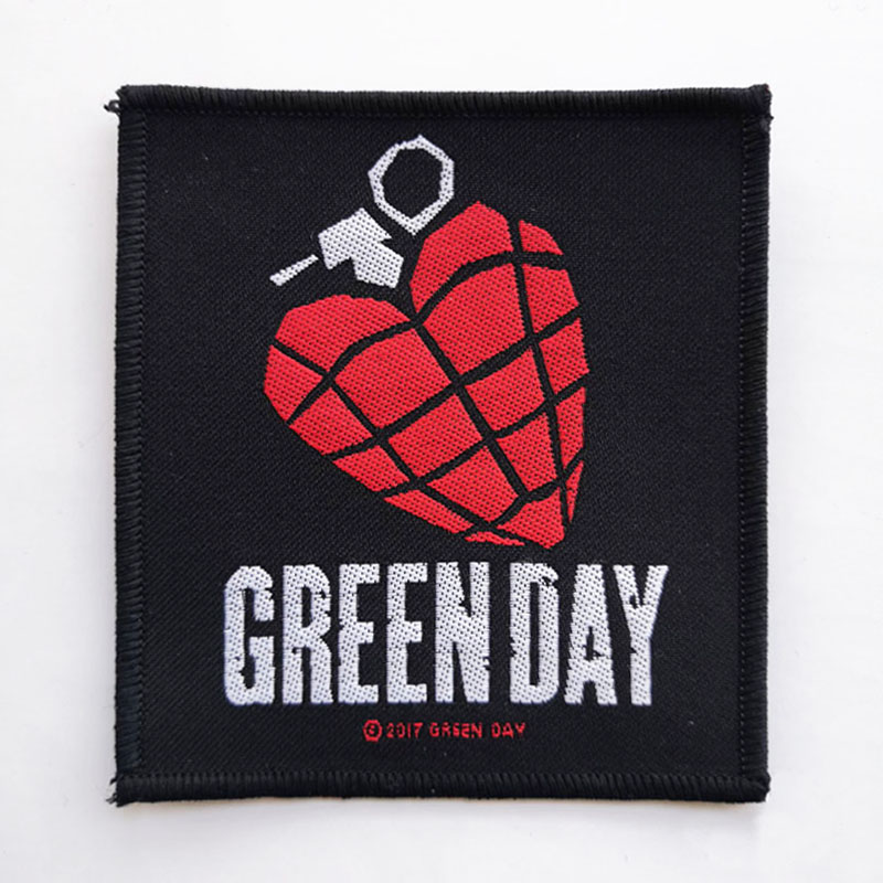 GREEN DAY 官方原版 Heart (Woven Patch)
